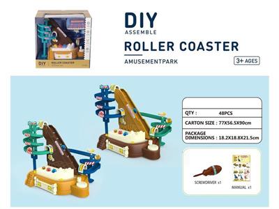 Amusement park-roller coaster