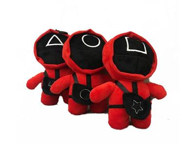 Game squid plush toy 12cm doll.