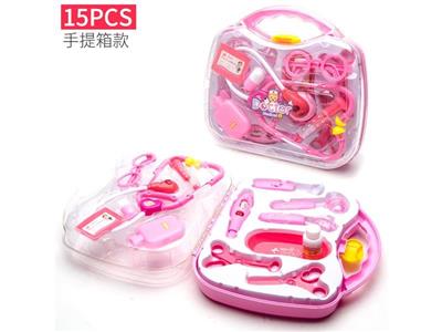 Transparent suitcase set of 15 (mixed in two colors)