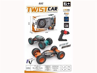 1: 16 2.4g twist car climbing car lighting remote control car.