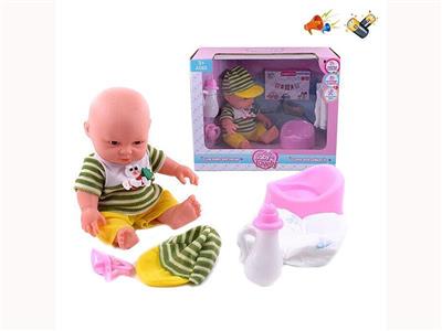 12-inch expression +IC doll children's doll baby doll girl toy sugar doll doll.
