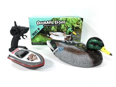 2.4G 4-way 2-in-1 mallard boat does not include electricity.