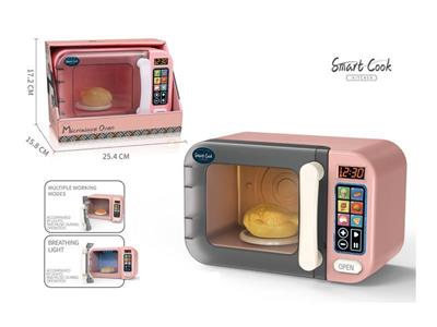 Touch-screen color-changing microwave oven (with turkey)