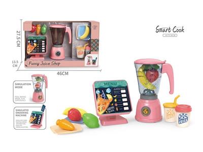 Electric juicer with ordering machine set