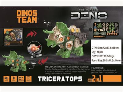 Dismantling triceratops