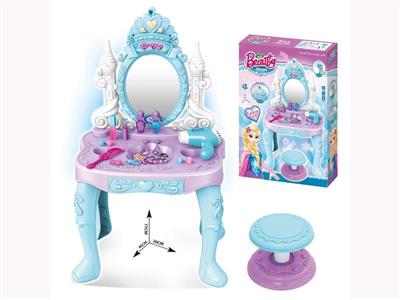 Ice and snow crown dressing table (lighting music)