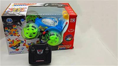 Four channel remote control stunt vehicle (including USB charger) colorful lights and music