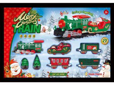 Electric Lights and Music Christmas Rail Train