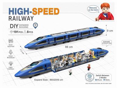 Fingerprint sensing high-speed rail building block (Blue Dolphin)